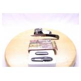 SET OF TWO SINGLEBLADE LOCKBACK WOOD HANDLE