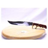 CUSTOM BOWIE 18" T. VOSLER 1990 WOOD & GLASS