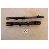 TWO ASSORTED RIFLE SCOPES