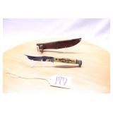CASE XX FIXED BLADE STAG HANDLE 6.5" W/ SHEATH