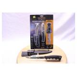 WESTERN FILET KNIFE ROUGH BLACK 11" W/ SHEATH &