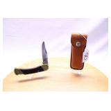 SCHRADE LOCKBACK #LB7 WOOD HANDLE 5" W/ SHEATH