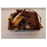 FLAT OF ASSORTED POWDER HORNS