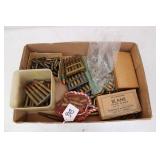 ASSORTED AMMO. 38-40, 218BEE, 6.5X55, 5.45X39