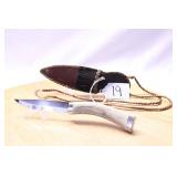 UNMARKED STAG HANDLE 7" CUSTOM SHEATH