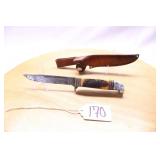 WESTERN BOULDER CO. JIGBONE HANDLE BLOOD GROOVE 8"
