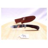KABAR #1240 WOOD HANDLE 8" W/ SHEATH