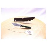 IRT FIXED BLADE WOOD HANDLE 6" W/ SHEATH