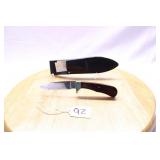 KABAR #1240 WOOD HANDLE 8" W/ SHEATH