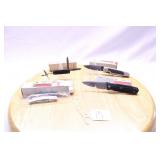THREE ASSORTED KERSHAW KNIVES & GERBER KNIFE
