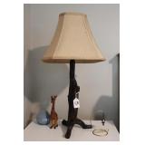 GIRAFFE, LAMP, DIGITAL CLOCK & BIRD