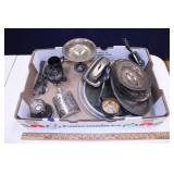 FLAT OF SILVERPLATE ITEMS