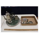 ASSORTEMENT OF PEWTER & OTHER ITEMS