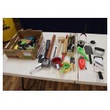 LARGE ASSORTMENT OF KITCHEN RELATED ITEMS