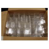 BOX FULL OF PLASTIC CONTAINERS