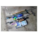 ASSORTED HAND TOOLS & CLEANING SUPPLIES