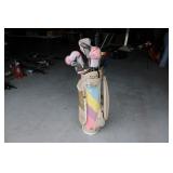 MILLER BAG W/ WOMENS GOLF CLUBS