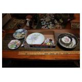 FLAT OF CHINA & DECORATIVE PLATES