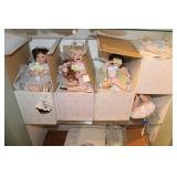 FOUR ASHTON DRAKE GALLERY BABY DOLLS
