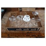 ASSORTED DRINKING GLASSES