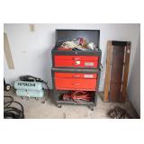 ALL AMERICAN TOOLBOX WITH TOOLS