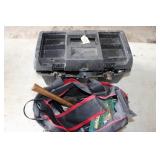 TOOLBOX AND TOOL BAG W/ TOOLS