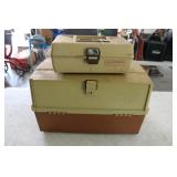 TWO TACKLEBOXES W/ CONTENTS