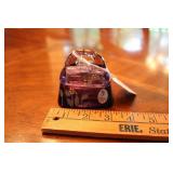 FENTON TRINKET BOX PURSE PAINTED BY A. VANZILE