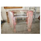 TWO SAW HORSES