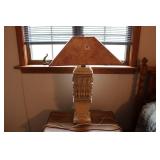 TWO LARGE LAMPS