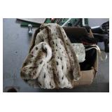 BOX OF WOMENS COATS & PURSES