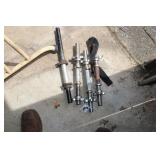 (4) DUMB BELL HANDLES