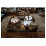ASSORTED DECORATIVE PLATES & CHINA