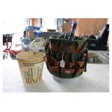 WORK BUCKET W/ GARDEN TOOLS & MORE
