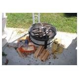PATIO FIRE PIT W/ WOOD