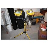 YELLOW HALOGEN WORK LIGHTS ( NEED BULBS)