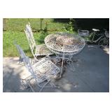 3PC ORNATE METAL PATIO SET