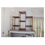 ORNATE DISPLAY SHELF 28 1/4" X 90" X 28"
