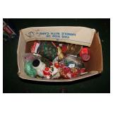 BOX OF CHRISTMAS  ITEMS