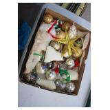 BOX OF ASSORTED CHRISTMAS ORNAMENTS