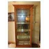 PULASKI FURNITURE LIGHTED DISPLAY CABINET