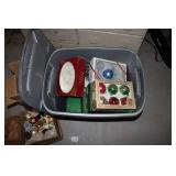 BOX OF CHRISTMAS ORNAMENTS