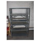 (2) METAL SHELFS