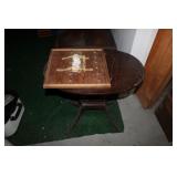 OVAL HARP TABLE & KEY RACK