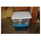 (2) TOTES OF PUZZLES & GAMES
