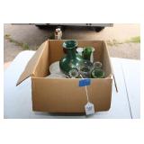 BOX OF ASSORTED VASES