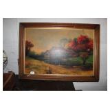 ROBERT WOOD PAINTING 40 1/2" X 29"