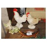 CERAMIC ANIMAL FIGURINES
