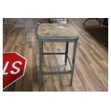 METAL SHOP STOOL