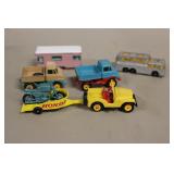 ASSORTED MATCHBOX TRAILERS & UNIMOGS